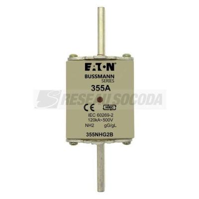  NH FUSE 355A 500V GG/GL SIZE 2 