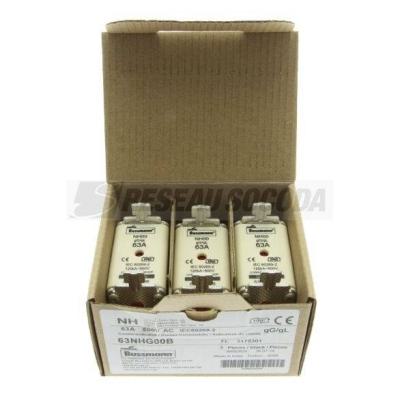  BUSSMANN 63A 500V 00 GG 