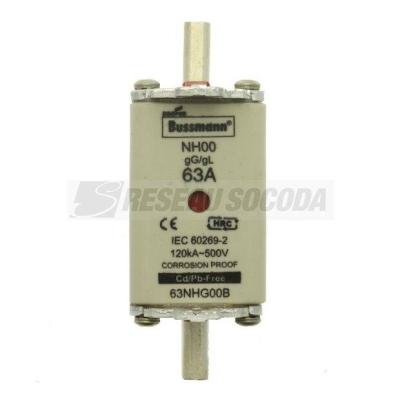  BUSSMANN 63A 500V 00 GG 
