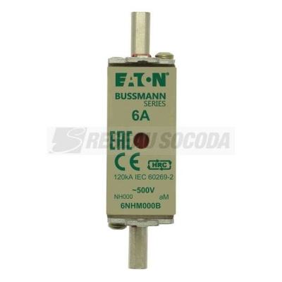  NH FUSE 6AMP 500V aM SIZE 000 