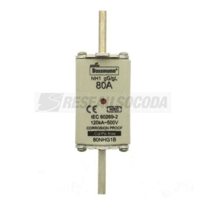  NH FUSE 80AMP 500V gG SIZE 1 D 