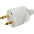  Fiche m�le 16A 2P+T portef gri 
