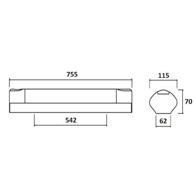  X�o2 2G11 LED 2450lm 4000K PC 