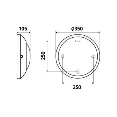  H350 LED 2500lm 4000K AV 