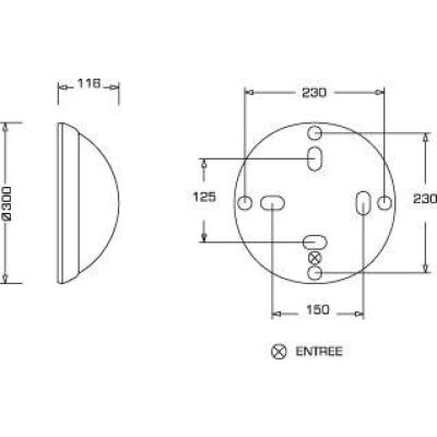  Option AV E27 LED 3000K blanc 
