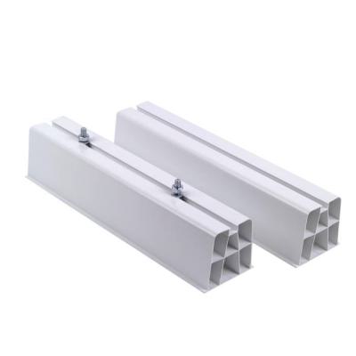  PAIRE SUPPORT DE SOL 450MM PVC 