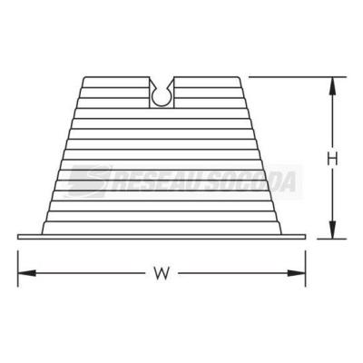  Bloc support c�ble pour conduc 