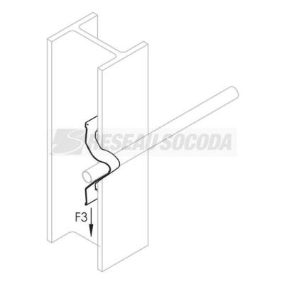  Attache c�ble/conduit 30mm tig 
