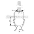  Attache ins�rable nVent CADDY 