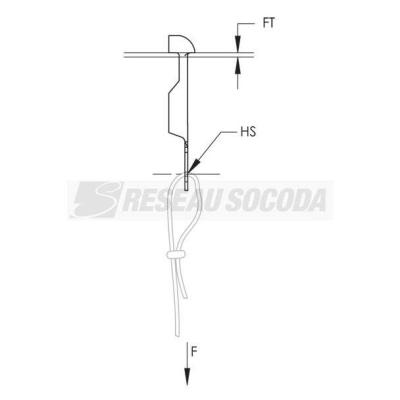  Attache profil� trap�zoidal, c 