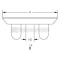  Ecrou � oreilles nVent CADDY 6 