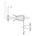  Attache IPN 3-8mm cha�nette 