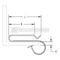  Attache c�ble bord de t�le, IP 