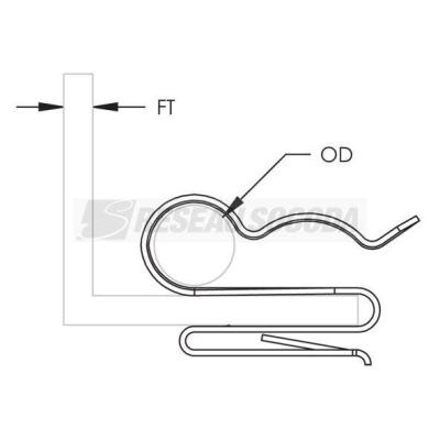  Attache de c�ble 1,5-7mm rebor 