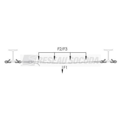  Kit attache poutre pour c�ble 