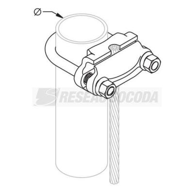 Etrier de barri�re 2'' 16mm� 7 