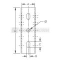  Embase orientable pour rail st 