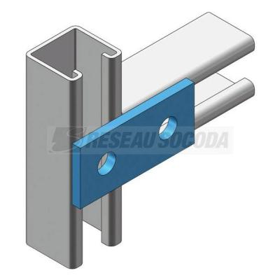  Support plat � deux trous, GAC 