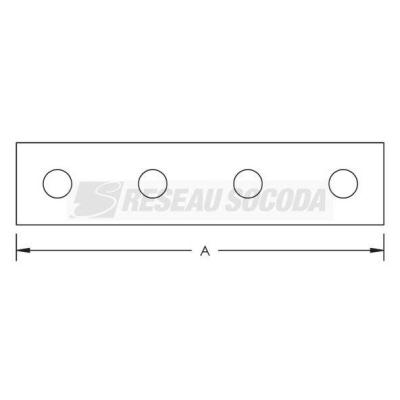  nVent CADDY Support plat 4 tro 