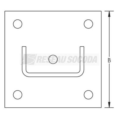  nVent CADDY embase ZGA508 