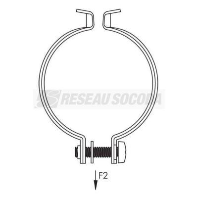  Attache crampon C pour c�ble 1 
