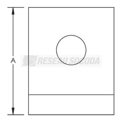  Equerre angle droit strut, 2 t 