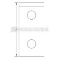  Equerre angle droit strut, 3 t 