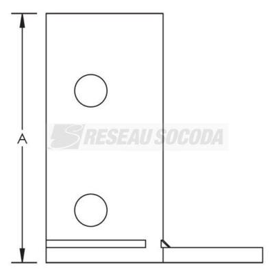 Connecteur double angle, 3 voi 