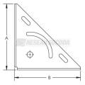  Support d'angle variable pour 