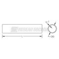  M�t en aluminium, 3 m 