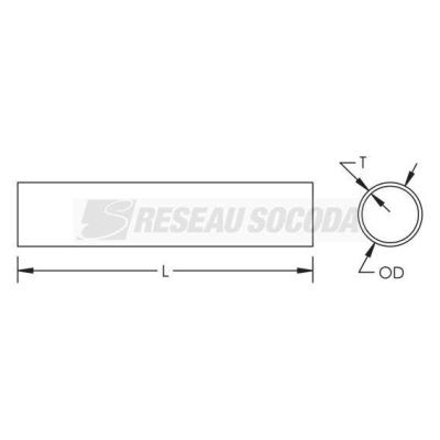  M�t en aluminium, 3 m 