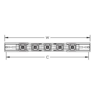  Support de barre � plat ajusta 