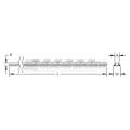  Rail pour support � plat ajust 
