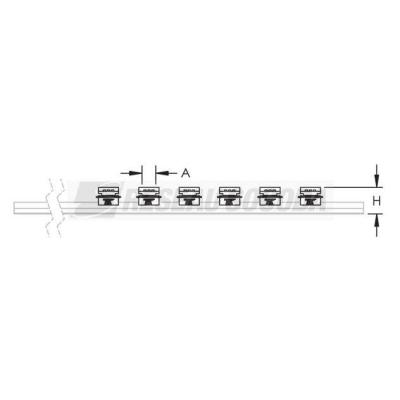  Isolateur pour support � plat 