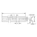  Rail DIN, sym. perfor�, PDR7-2 
