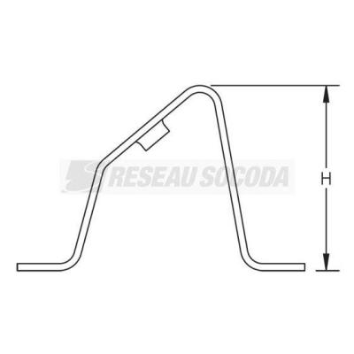  Support d'angle IRS, taraudage 