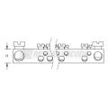  Barre double terre/liaison EBD 
