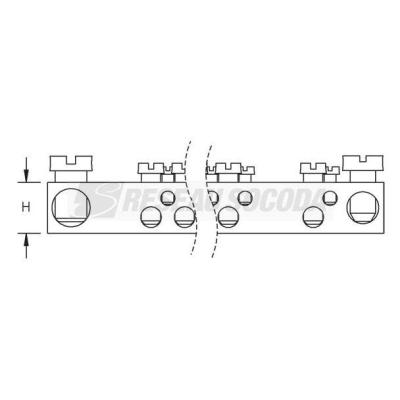  Barre double terre/liaison EBD 