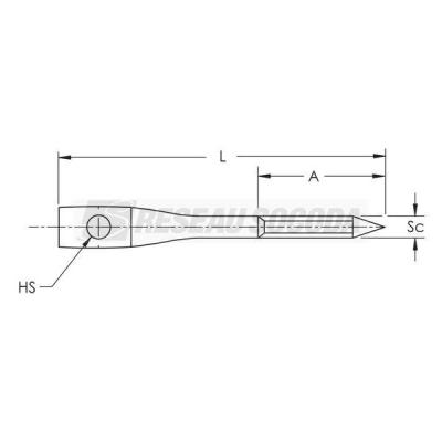  Piton H6x100mm 