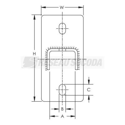  Support mural, rail EZ, E0L, E 