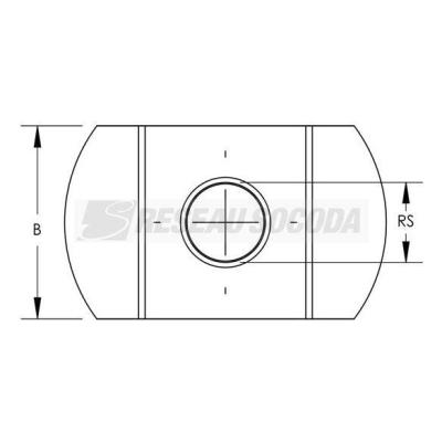 Equerre angle droit rail E0-E1 