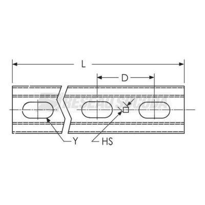  Rail en C E320H3000PG 