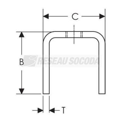  Connecteur interne, rail E3, E 