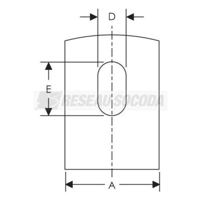  Equerre angle droit rail E2-E4 