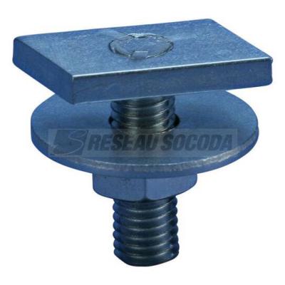  Ecrou rail E0-E1 pr�mont� M8x3 