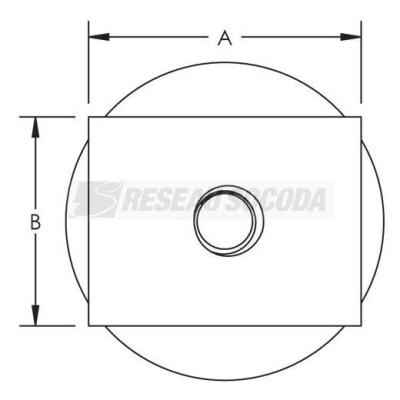  Ecrou rail E4 pr�mont� M10x35m 