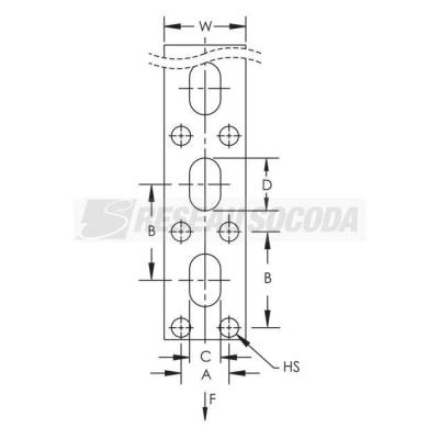  Bande perfor�e � bord droit, 2 