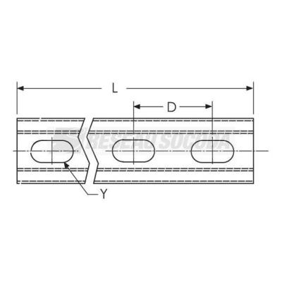  Console murale 40x38x200mm,Ele 