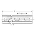  Rail en C, 40x38x2x2000mm, PG 