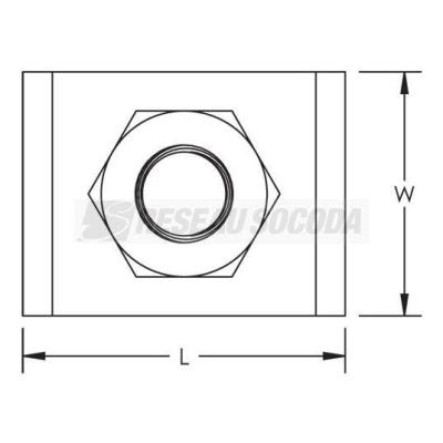  Etrier pour feuillard 25mm x 3 